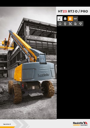 Plataformas telescópicas de ruedas Haulotte HT23 RTJ PRO