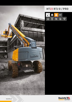 Plataformas telescópicas de ruedas Haulotte HT23 RTJ PRO