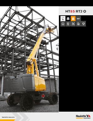 Plataformas telescópicas de ruedas Haulotte HT85 RTJ O