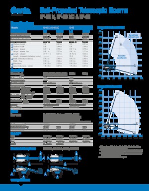 Plataformas telescópicas de ruedas Genie S-65