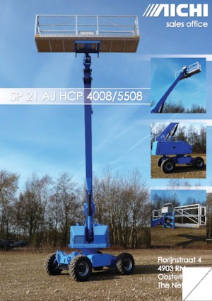 Plataformas telescópicas de ruedas Aichi SP21AJHCP 5508