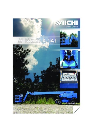 Plataformas telescópicas de ruedas Aichi SP21A