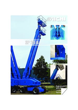 Plataformas telescópicas de ruedas Aichi SP25B
