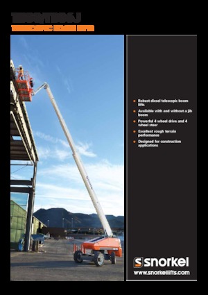Plataformas telescópicas de ruedas Snorkel TB86J
