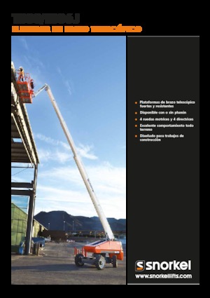 Plataformas telescópicas de ruedas Snorkel TB86J