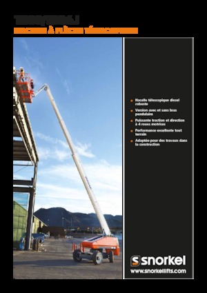 Plataformas telescópicas de ruedas Snorkel TB86J