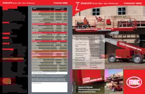 Plataformas telescópicas de ruedas MEC TITAN BOOM 40-S