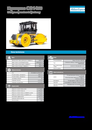 Rodillos de tres ruedas Dynapac CS 1400