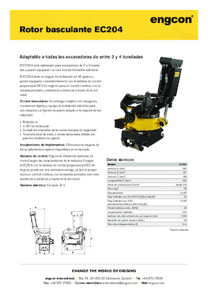 Rotadores oscilantes engcon EC204