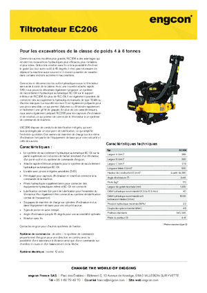 Rotadores oscilantes engcon EC206