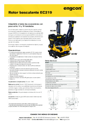 Rotadores oscilantes engcon EC219