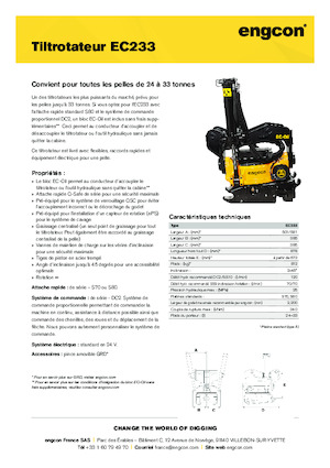 Rotadores oscilantes engcon EC233