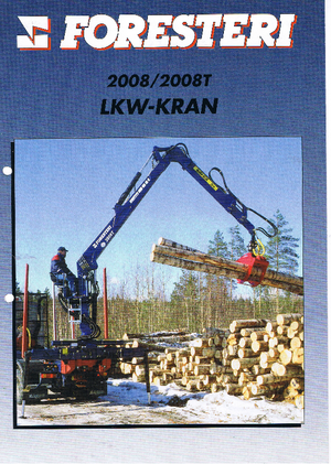 Grúas de carga  para madera Foresteri 2008 T