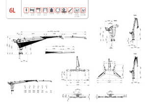 Grúas de carga  para madera PENZ 6 L 9.2