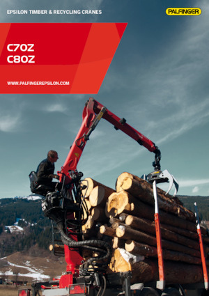 Grúas de carga  para madera Epsilon C 80 Z 73