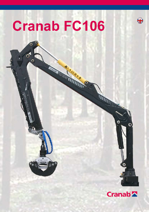 Grúas de carga  para madera Cranab FC 106 Combi