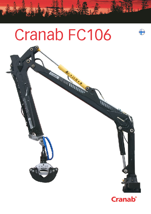 Grúas de carga  para madera Cranab FC 106 Combi
