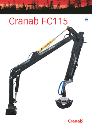 Grúas de carga  para madera Cranab FC 115 Combi
