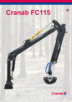 Grúas de carga  para madera Cranab FC 115 Combi