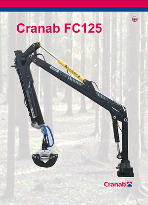 Grúas de carga  para madera Cranab FC 125 Combi