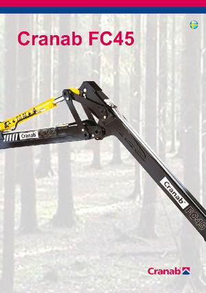 Grúas de carga  para madera Cranab FC 45 Tele