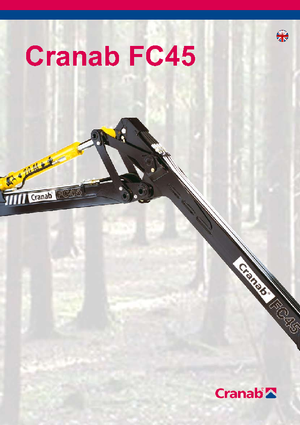 Grúas de carga  para madera Cranab FC 45 DT