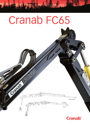 Grúas de carga  para madera Cranab FC 65 Tele