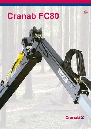 Grúas de carga  para madera Cranab FC 80 Combi