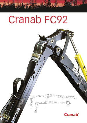 Grúas de carga  para madera Cranab FC 92 Combi