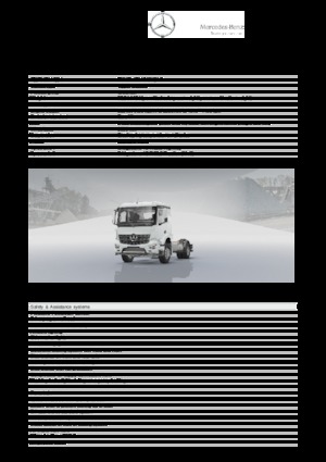 Chasis rígido Mercedes-Benz Arocs 2024 K 4x2