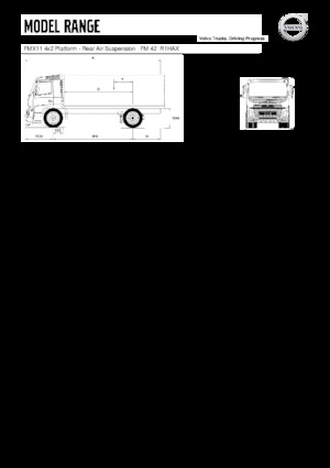Chasis rígido Volvo Trucks FMX11.330 4x2 Platform