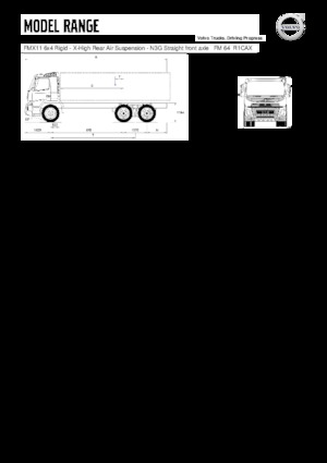 Chasis rígido Volvo Trucks FMX11.330 6x4 Rigid - X-High