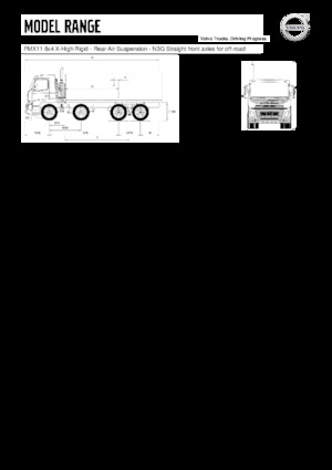 Chasis rígido Volvo Trucks FMX11.330 8x4 X-High Rigid