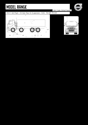 Chasis rígido Volvo Trucks FMX11.350 8x6 Rigid - XX-High