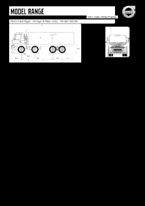 Chasis rígido Volvo Trucks FMX11.350 8x6 Rigid - XX-High B Ride