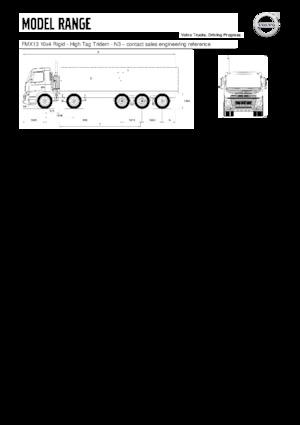 Chasis rígido Volvo Trucks FMX13.420 10x4 Rigid - High Tag Tridem