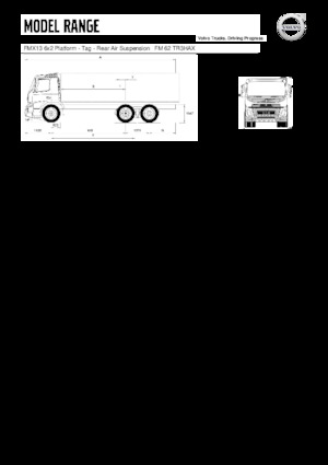 Chasis rígido Volvo Trucks FMX13.420 6x2 Platform - Tag