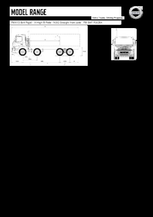 Chasis rígido Volvo Trucks FMX13.420 8x4 Rigid - X-High B Ride