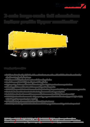 Semirremolques volquete Schwarzmüller 3-axle large-scale full aluminium hollow profile tipper semitrailer