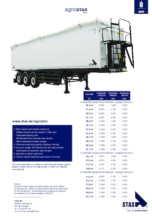 Semirremolques volquete Stas Agrostar