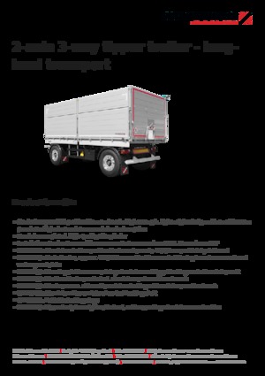 Remolques volquete Schwarzmüller 2-axle 3-way tipper trailer - building site