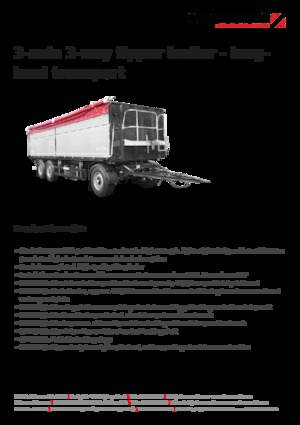 Remolques volquete Schwarzmüller 3-axle 3-way tipper trailer - building site