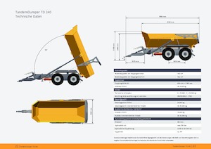Remolques volquete Zandt TD 240