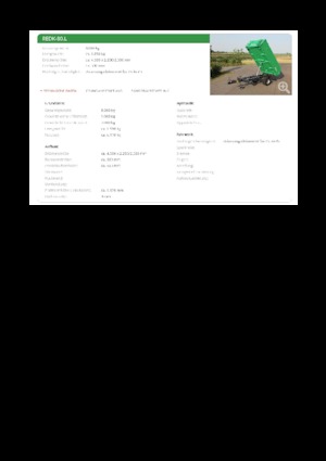 Remolques basculantes Reisch REDK-80.L