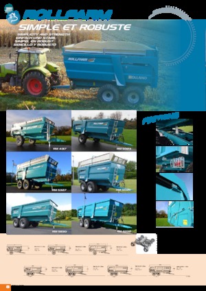 Remolques basculantes Rolland ROLLFARM 5830