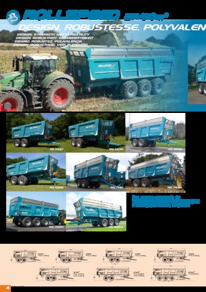 Remolques basculantes Rolland ROLLSPEED 6332