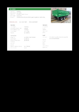 Remolques basculantes Reisch RT-180KS