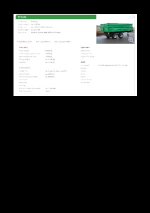 Remolques basculantes Reisch RTD-80