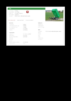 Remolques basculantes Reisch T-80