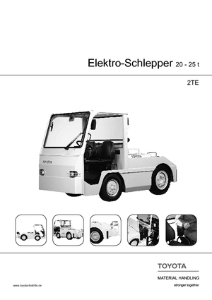 Tractores eléctricos Toyota 2 TE 18 